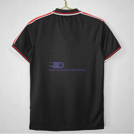 Camiseta Manchester United 1998 Negro Retro