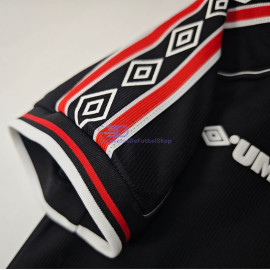 Camiseta Manchester United 1998 Negro Retro