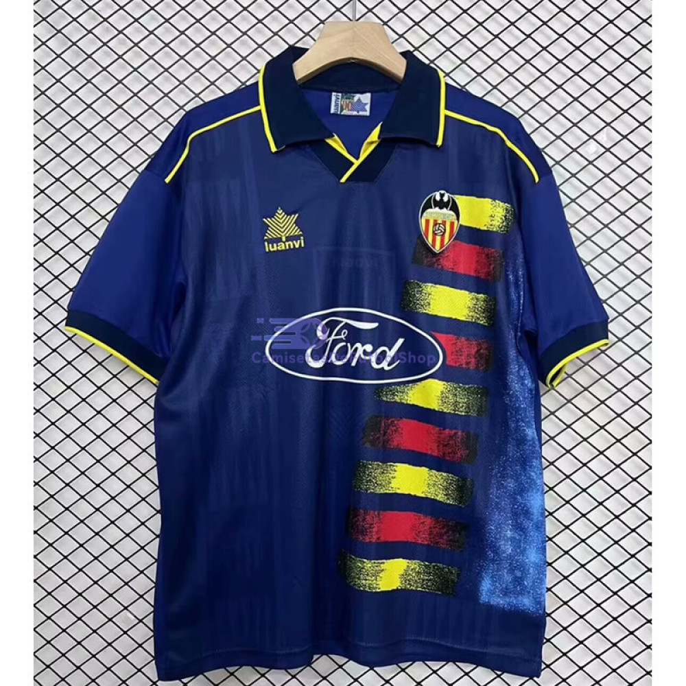 Camiseta Valencia CF 1996/97 2ª Equipación Retro