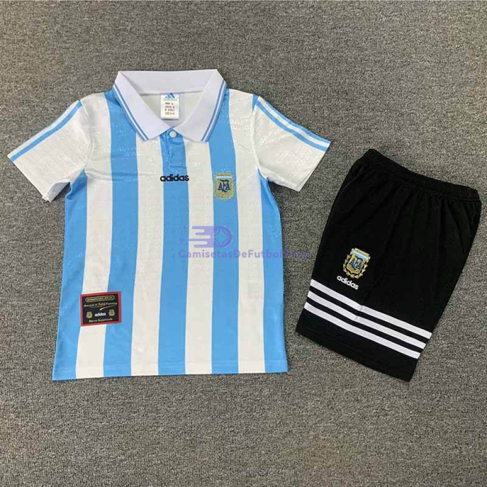 Camiseta Argentina 1994 1ª Equipación Retro Niño Kit