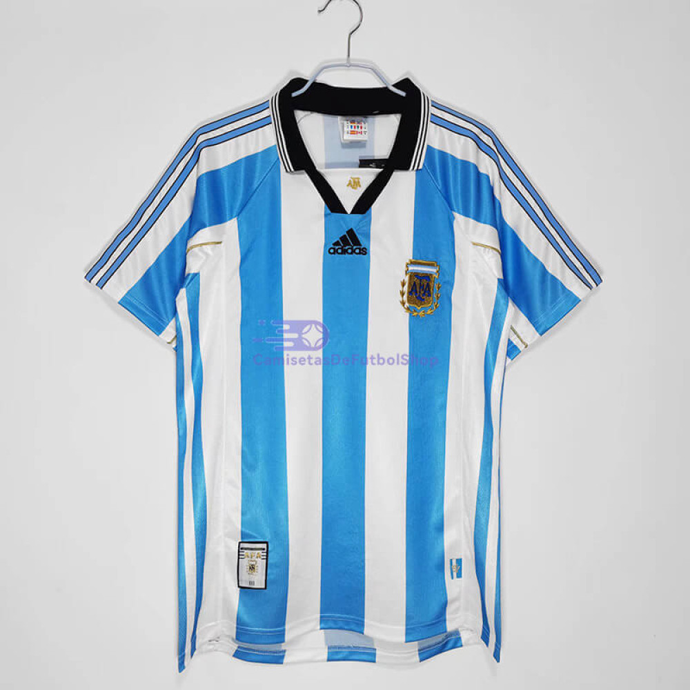 Camiseta Argentina 1998 1ª Equipación Retro