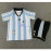 Camiseta Argentina 1998 1ª Equipación Retro Niño Kit
