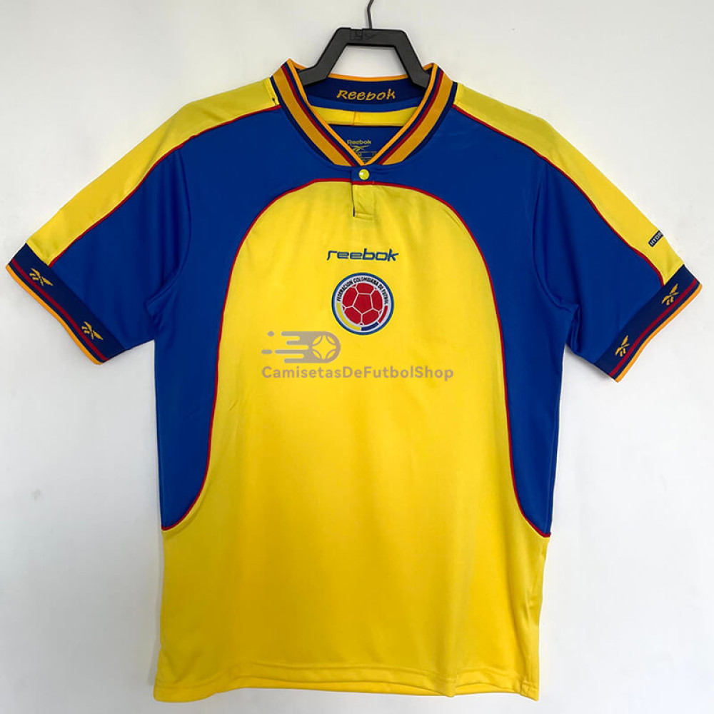 Camiseta Colombia 2001 1ª Equipación Retro