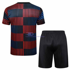 Camiseta de Entrenamiento Barcelona Negro/Azul 2024/2025 Kit