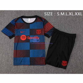 Camiseta de Entrenamiento Barcelona Negro/Azul 2024/2025 Kit