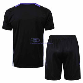 Camiseta de Entrenamiento Real Madrid Negro/Morado 2024/2025 Kit