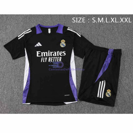 Camiseta de Entrenamiento Real Madrid Negro/Morado 2024/2025 Kit