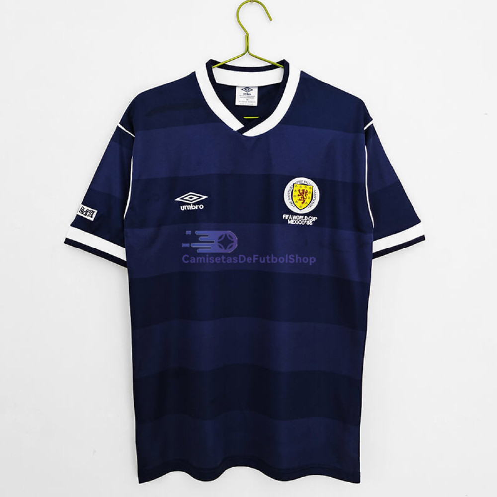 Camiseta Escocia 1986 1ª Equipación Retro