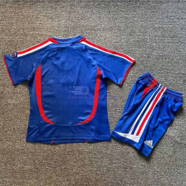 Camiseta Francia 2006 1ª Equipación Retro Niño Kit
