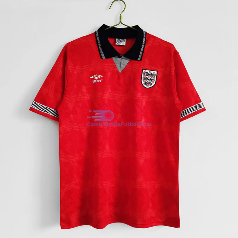 Camiseta Inglaterra 1990 2ª Equipación Retro