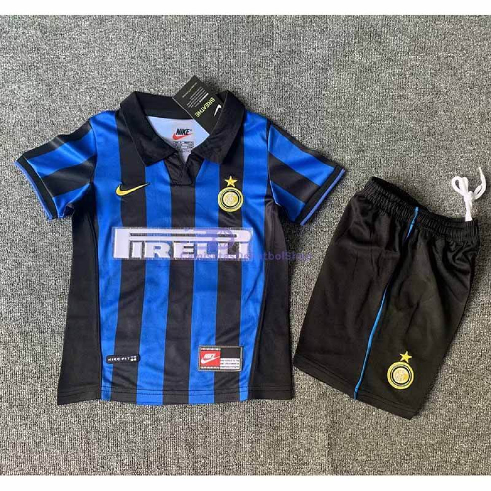 Camiseta Inter de Milan 98/99 1ª Equipación Retro Niño Kit