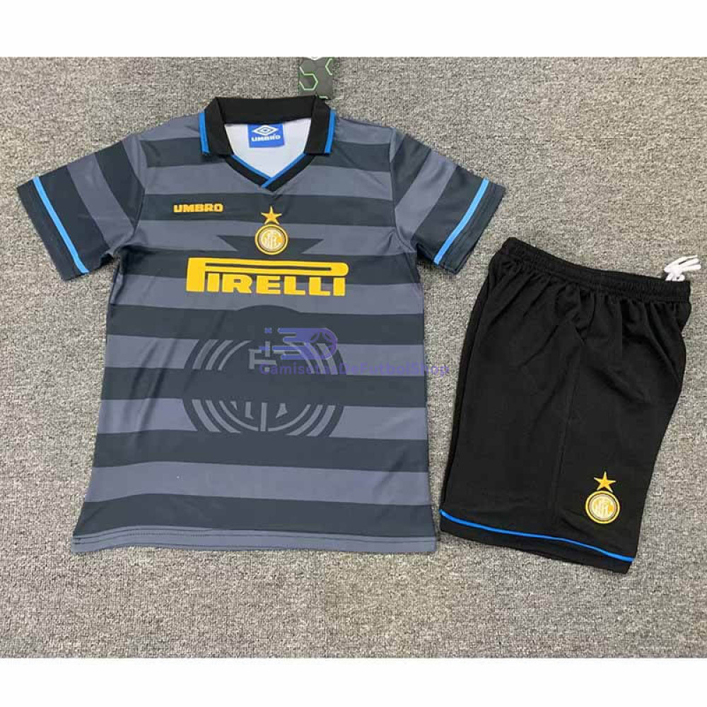 Camiseta Inter de Milan 97/98 3ª Equipación Retro Niño Kit