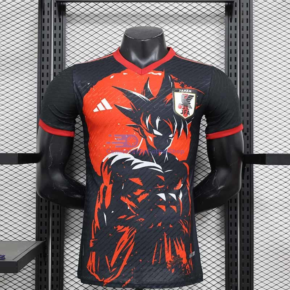 Camiseta Japón 2024 Negro/Rojo Dragon Ball (EDICIÓN JUGADOR)