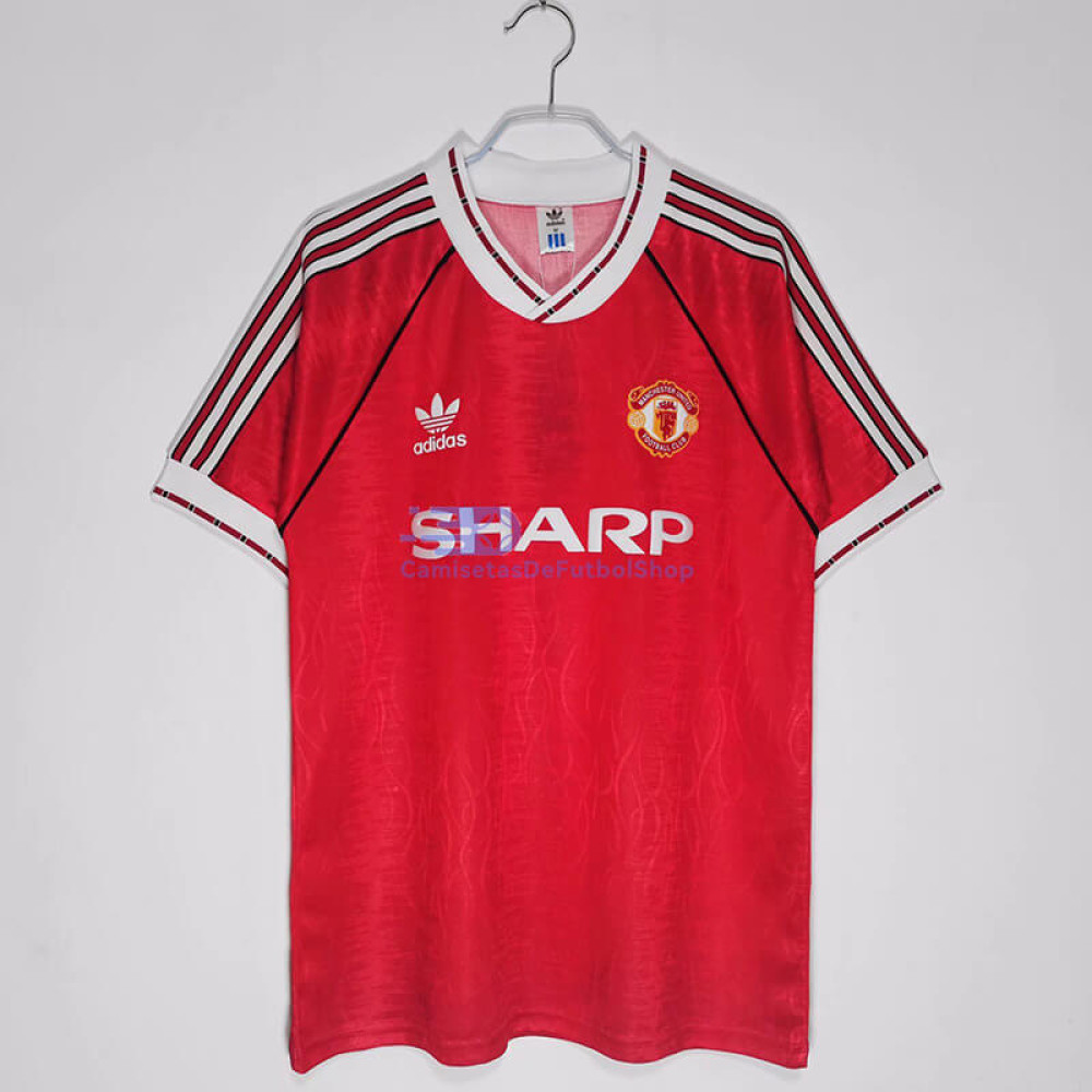 Camiseta Manchester United 1991/92 1ª Equipación Retro