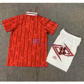 Camiseta Manchester United 1992/94 1ª Equipación Retro Niño Kit