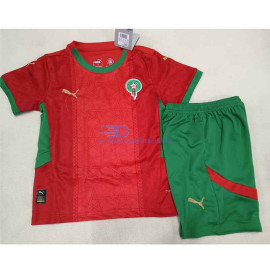 Camiseta Marruecos 2025 1ª Equipación Niño Kit