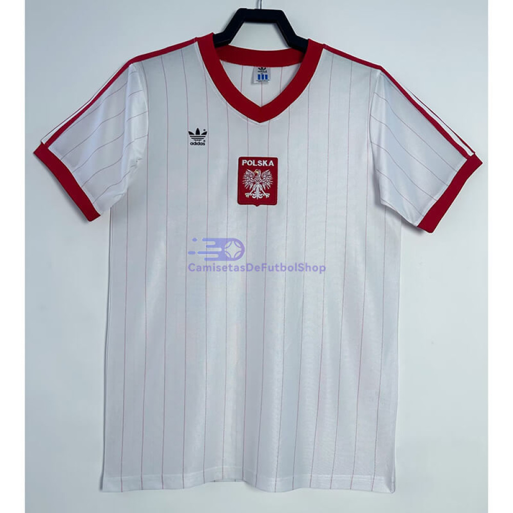 Camiseta Polonia 1982 1ª Equipación Retro