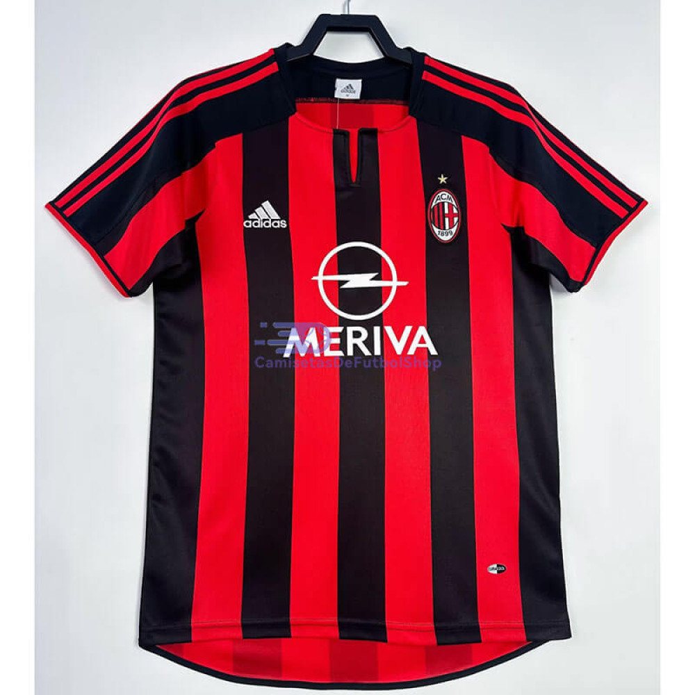 Camiseta AC Milan 2003/04 1ª Equipación Retro