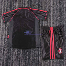 Camiseta AC Milan 1998/99 3ª Equipación Retro Niño Kit