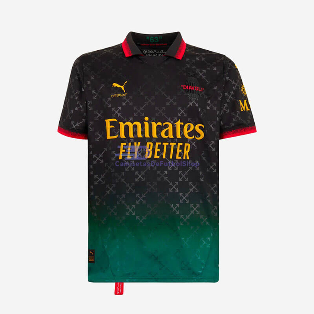 Camiseta AC Milan 2024/2025 4ª Equipación Negro