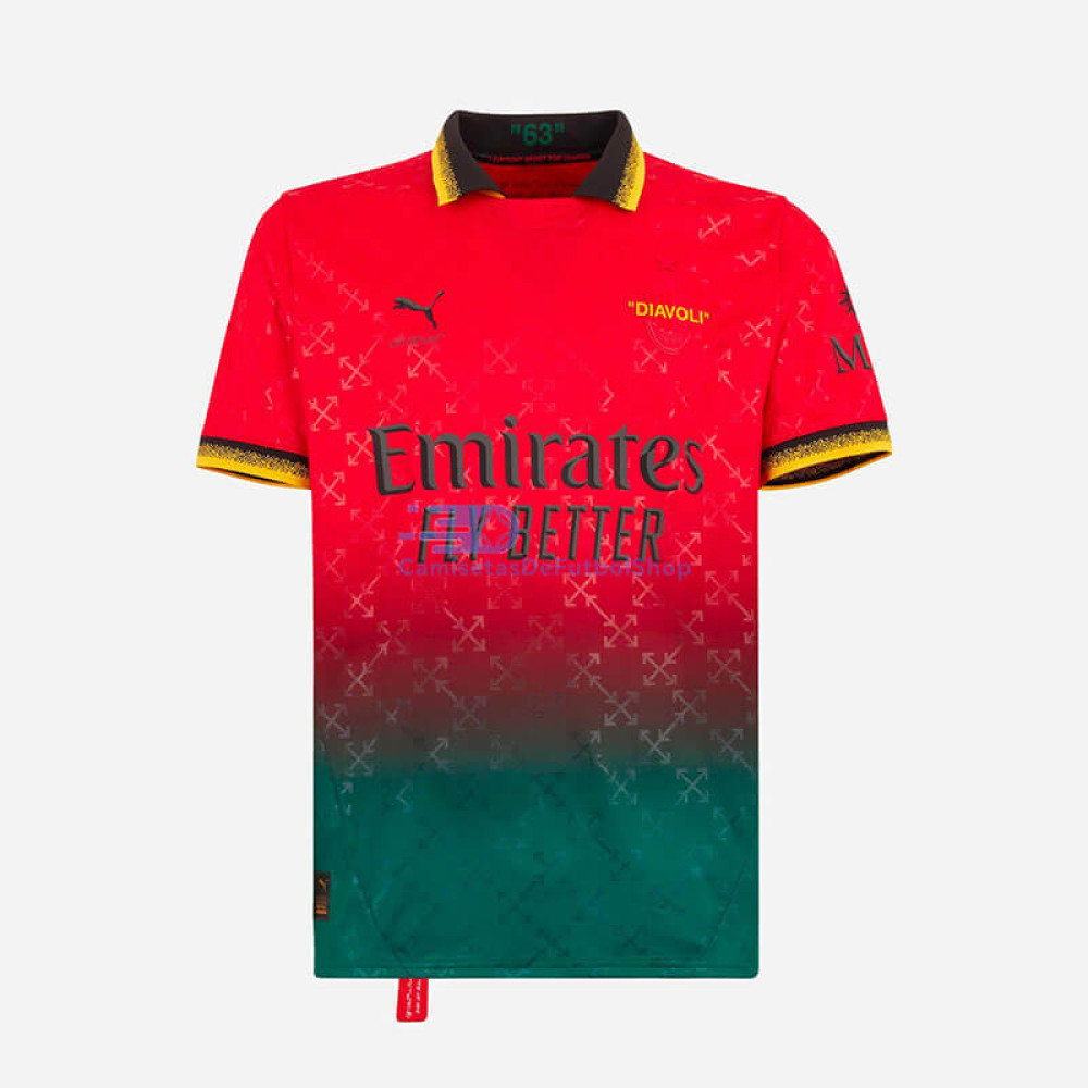 Camiseta AC Milan 2024/2025 4ª Equipación Rojo