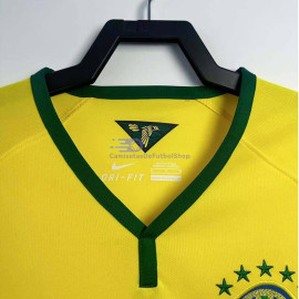 Camiseta Brasil 2014 1ª Equipación Retro