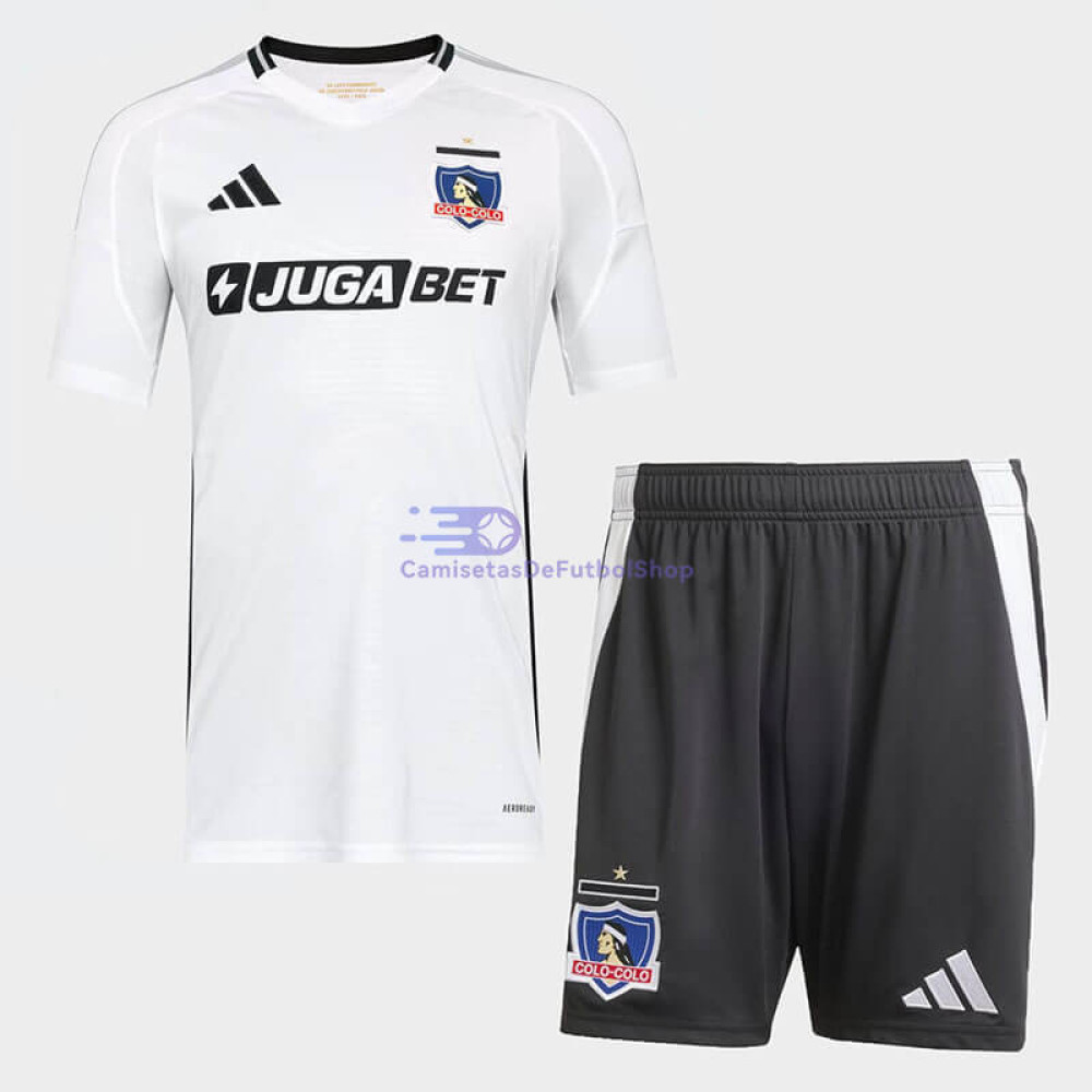 Camiseta Colo-Colo 2025/2026 1ª Equipación Niño Kit