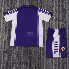 Camiseta Fiorentina 1999/00 1ª Equipación Retro Niño Kit