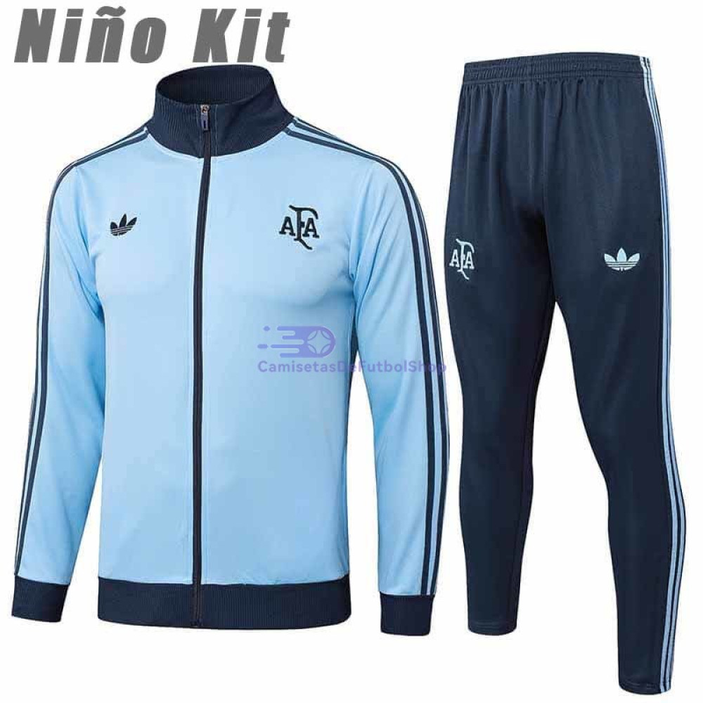 Chandal Argentina Azul Claro/Azul Marino 2024 Niño