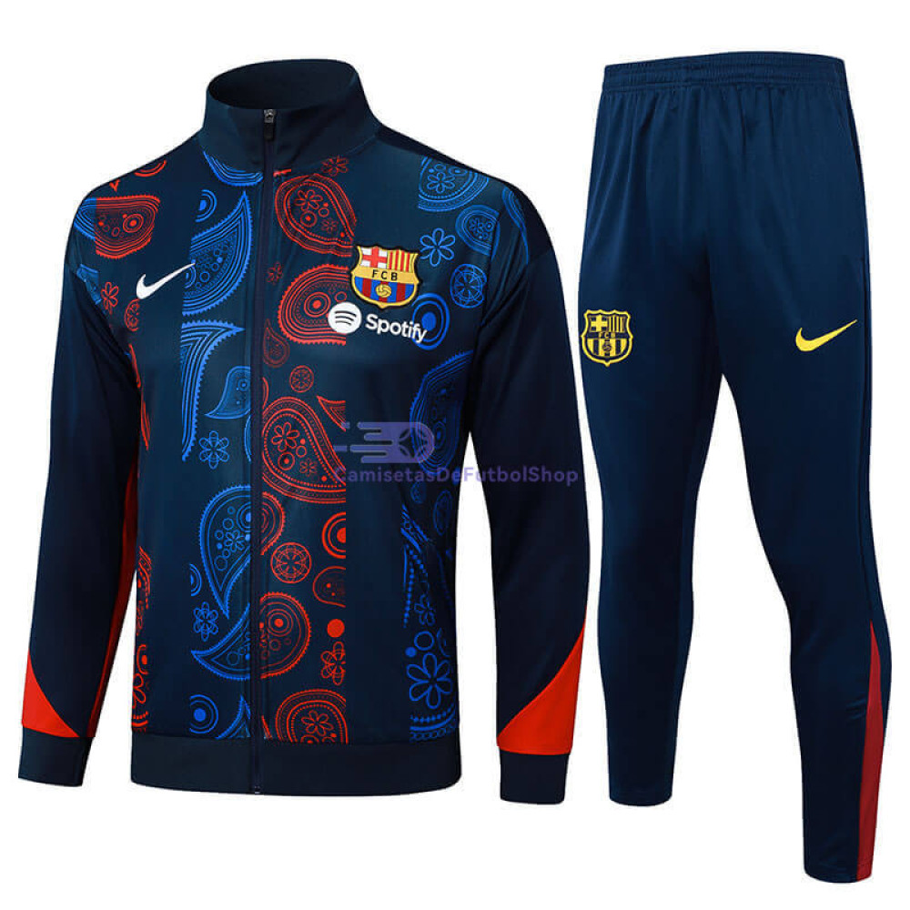 Chandal Barcelona Azul Marino/Rojo 2024/2025