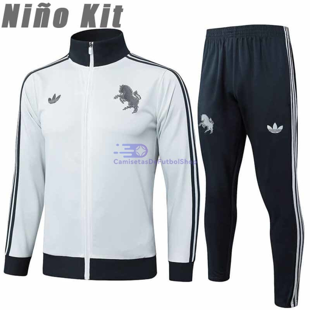 Chandal Juventus Gris Claro 2024/2025 Niño