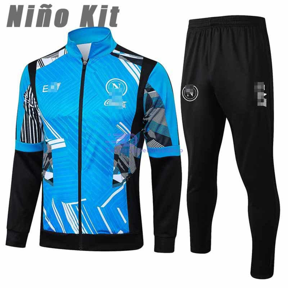 Chandal Napoli Azul/Negro 2024/2025 Niño