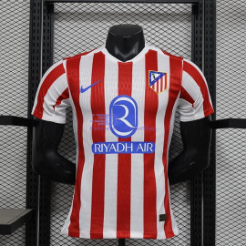Camiseta Atlético de Madrid 2025/2026 1ª Equipación Rojo/Blanco (EDICIÓN JUGADOR)