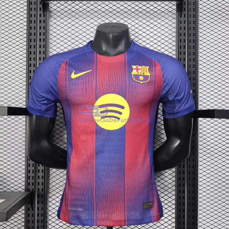 Camiseta Barcelona 2025/2026 1ª Equipación Rojo/Azul (EDICIÓN JUGADOR)