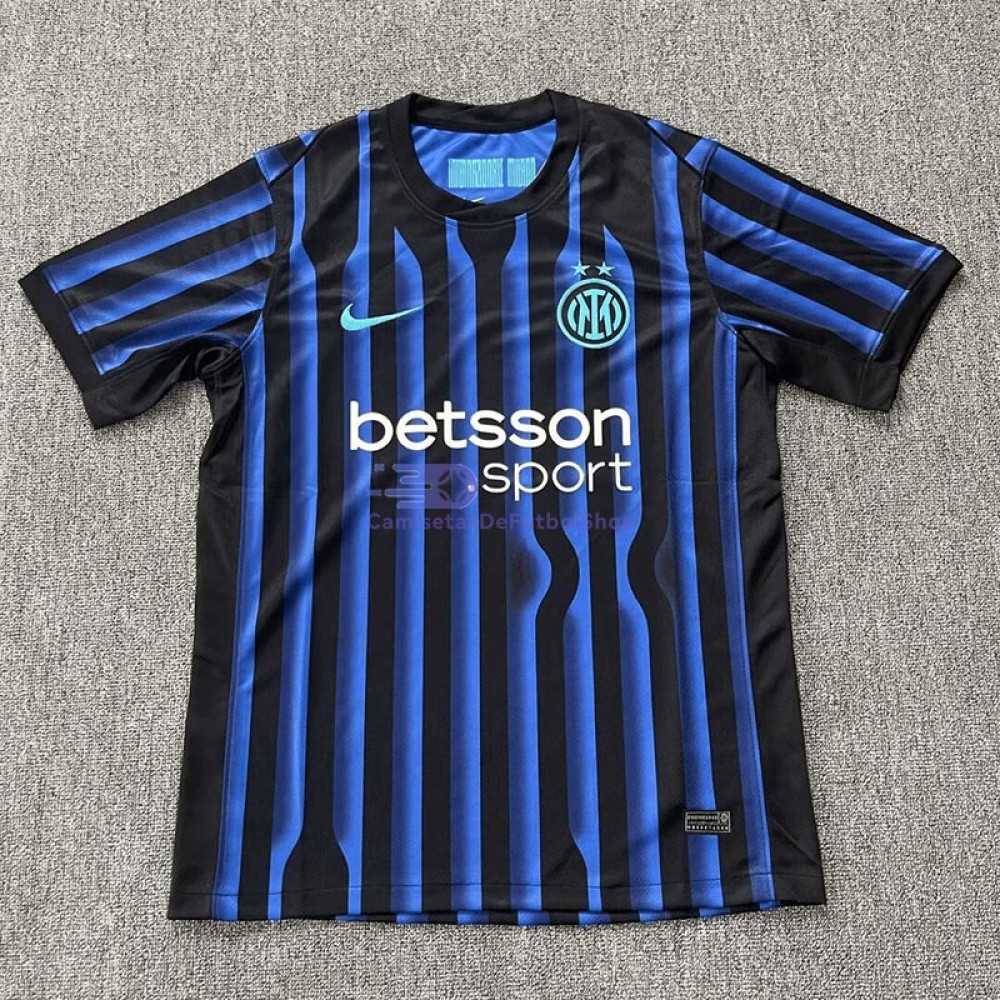Camiseta Inter de Milan Azul/Negro 2025/2026