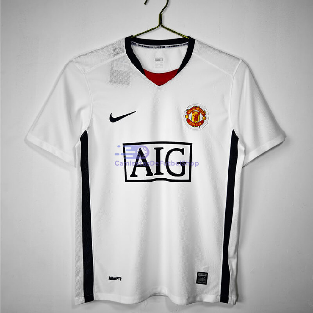Camiseta Manchester United 08/09 2ª Equipación Retro