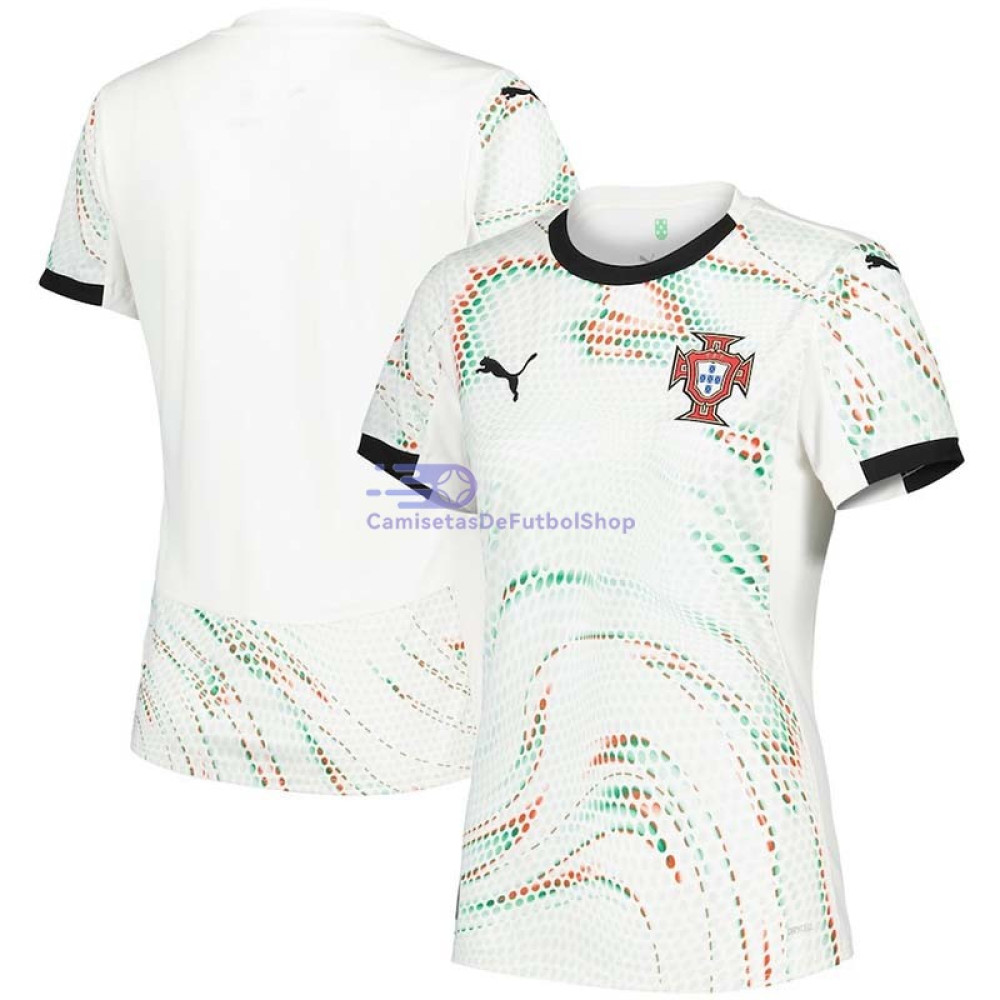 Camiseta Portugal 2025 2ª Equipación Mujer