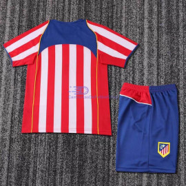 Camiseta Atletico de Madrid 04/05 1ª Equipación Retro Niño Kit
