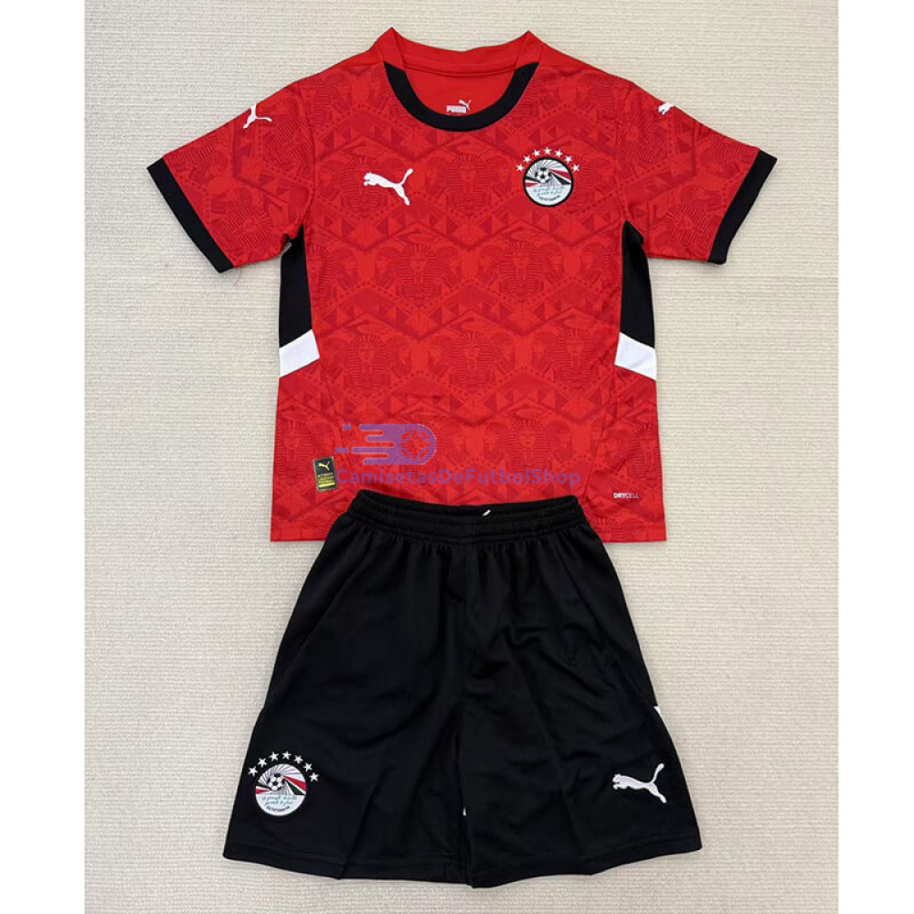 Camiseta Egipto 2025 1ª Equipación Niño Kit