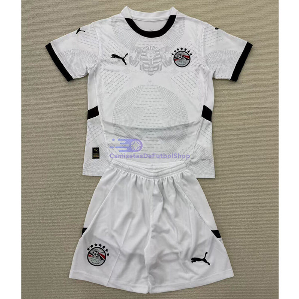Camiseta Egipto 2025 2ª Equipación Niño Kit