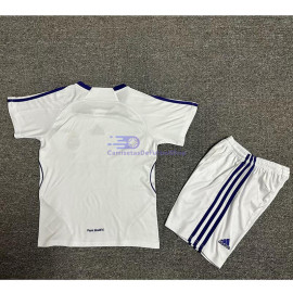 Camiseta Real Madrid 2007/08 1ª Equipación Retro Niño Kit