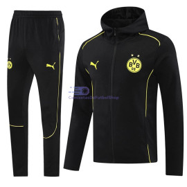 Chandal Con Capucha Borussia Dortmund Negro 2024/2025