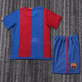 Camiseta Barcelona 2006/07 1ª Equipación Retro Niño Kit