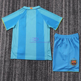 Camiseta Barcelona 07/08 2ª Equipación Retro Niño Kit