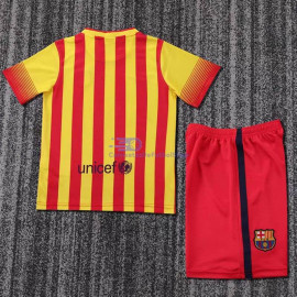 Camiseta Barcelona 13/14 2ª Equipación Retro Niño Kit