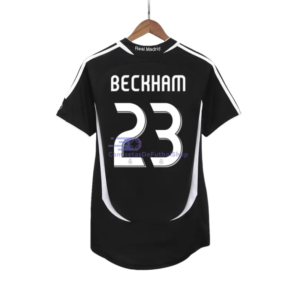 Camiseta BECKHAM 23 Real Madrid 2006/07 2ª Equipación Retro