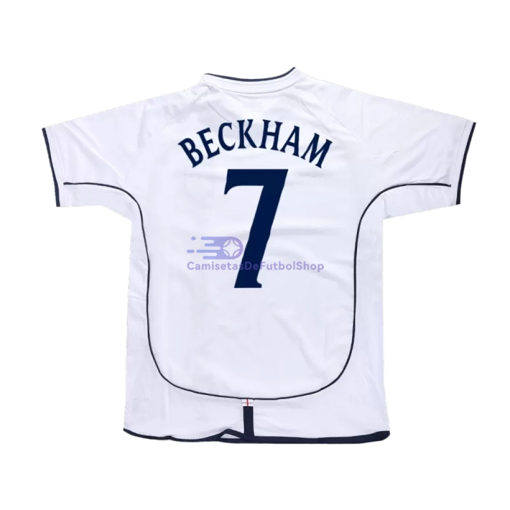 Camiseta BECKHAM 7 Inglaterra 2002 1ª Equipación Retro