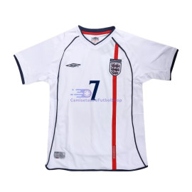 Camiseta BECKHAM 7 Inglaterra 2002 1ª Equipación Retro