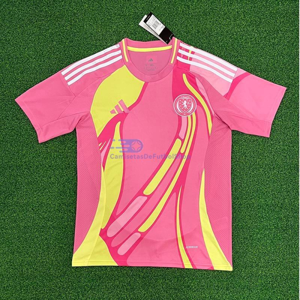 Camiseta Escocia 2025 2ª Equipación la EURO Femenina Rosa