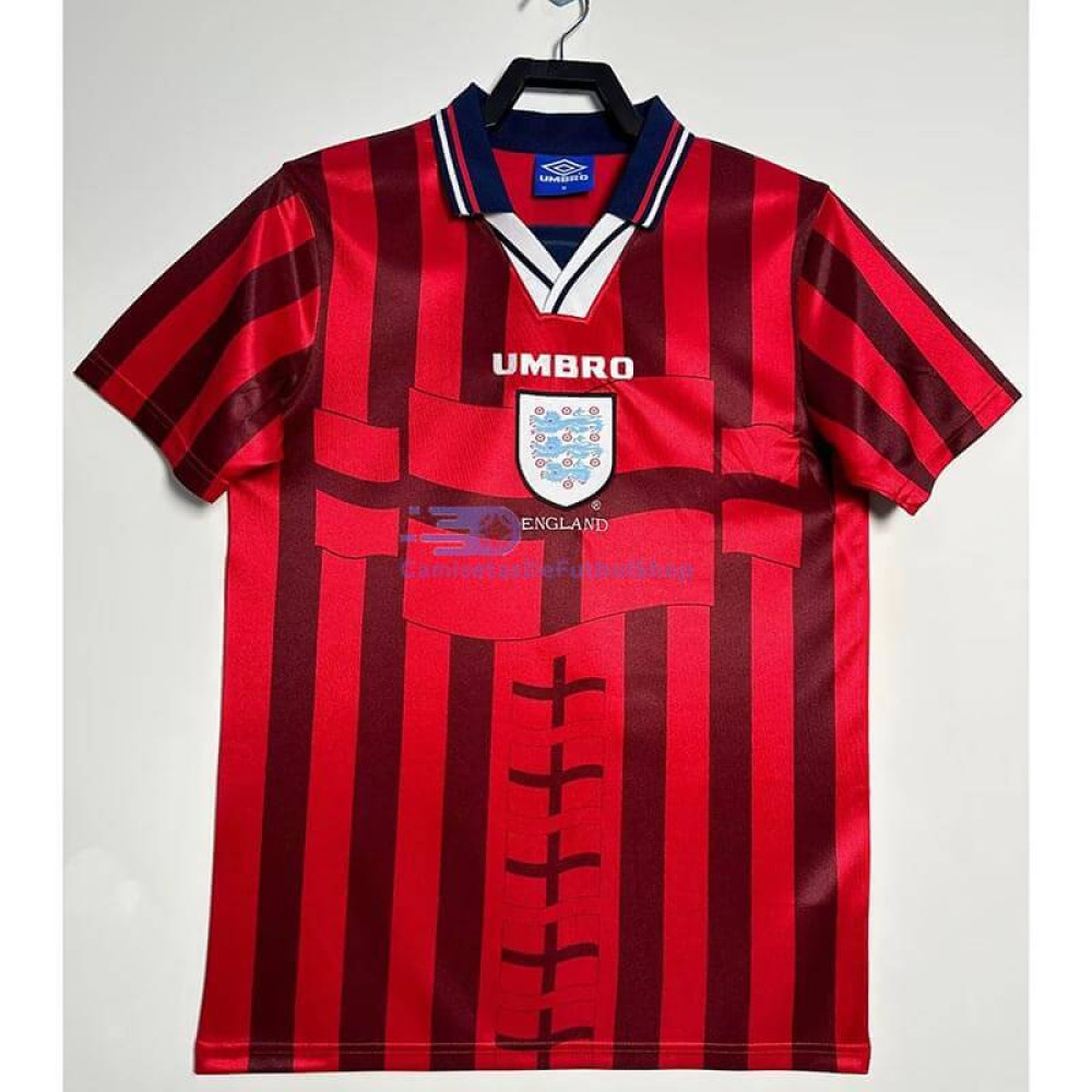 Camiseta Inglaterra 1998 2ª Equipación Retro